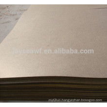 brown hardboard 4*8 with smooth surface and rough back